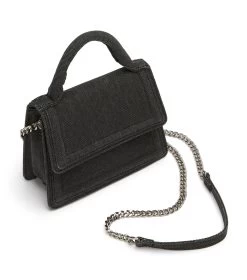 Ellie Black Canvas Mini Handbags -Tony Bianco Sales ellie black canvas bags 1288 5