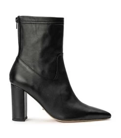 Ellie Black Nappa Ankle Boots -Tony Bianco Sales ellie black como ankle boots 1288 1