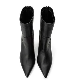 Ellie Black Nappa Ankle Boots -Tony Bianco Sales ellie black como ankle boots 1288 2