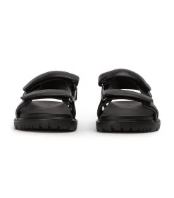 Falcon Black Nappa Sandals -Tony Bianco Sales falcon black nappa sandals 1288 3