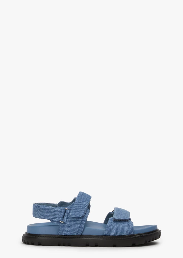 Falcon Washed Denim Sandals 3 Falcon Washed Denim Sandals
