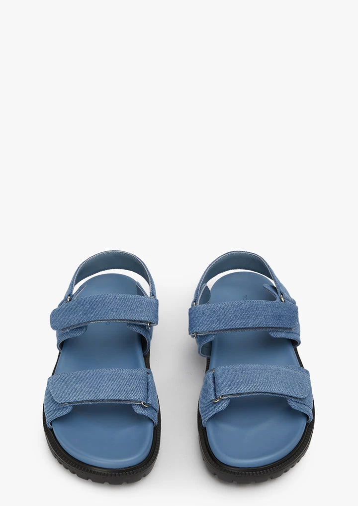 Falcon Washed Denim Sandals 4 Falcon Washed Denim Sandals - Image 2