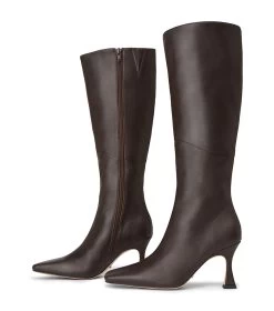 Fantasy Chocolate Nappa Calf Boots -Tony Bianco Sales fantasy chocolate nappa calf boots 1288 4