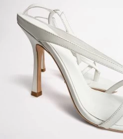 Faythe White Kid Heels -Tony Bianco Sales faythe white kid heels 1288 6