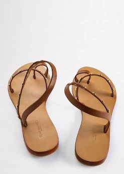 Finola Tan Flats -Tony Bianco Sales finola tan flat sandals 720 2