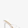 Fior White Kid Heels
