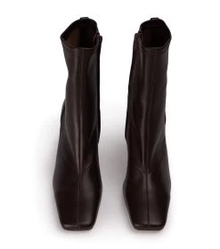 Fomo Chocolate Nappa Ankle Boots -Tony Bianco Sales fomo chocolate nappa ankle boot 1288 2