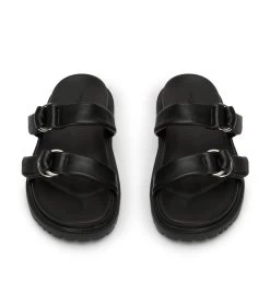 Frampton Black Nappa Sandals -Tony Bianco Sales frampton black nappa sandals 1288 2