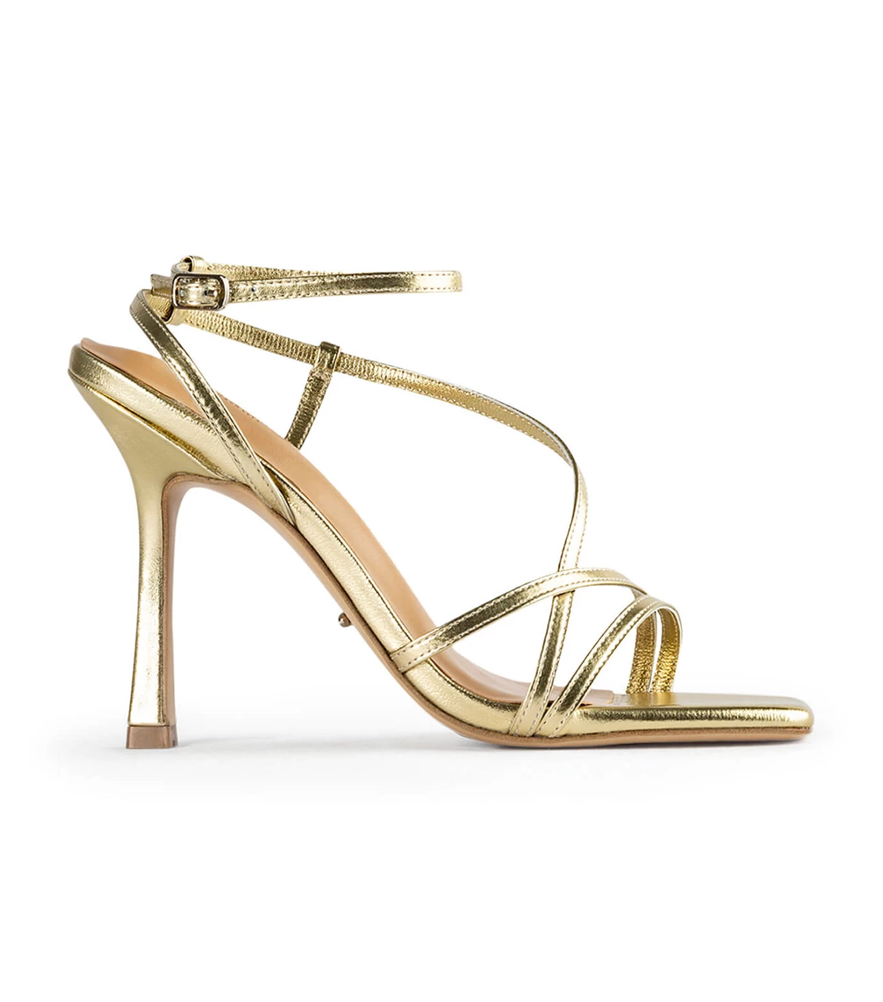 Franci Gold Nappa Metallic Heels 5 Franci Gold Nappa Metallic Heels - Image 3