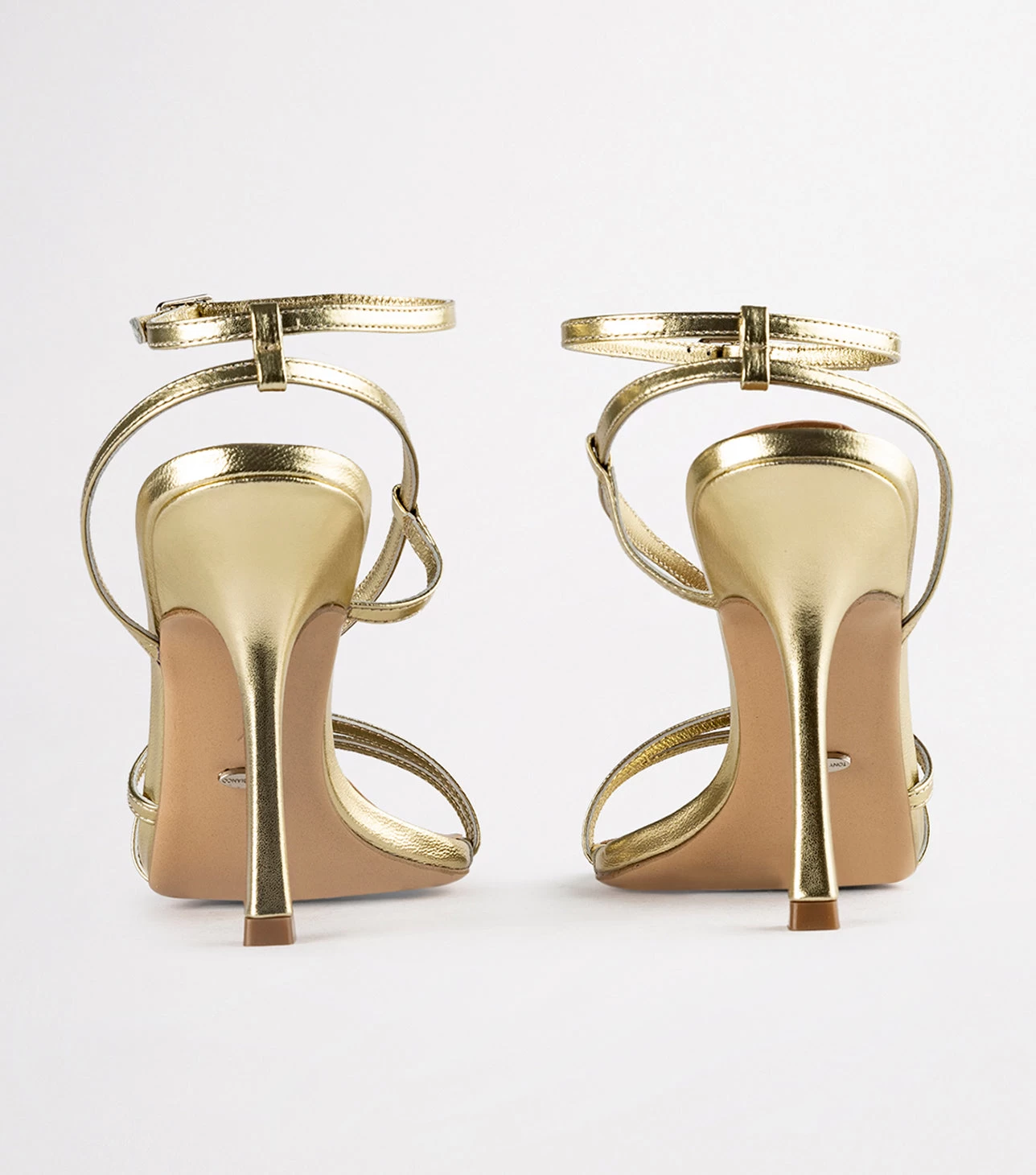 Franci Gold Nappa Metallic Heels 10 Franci Gold Nappa Metallic Heels - Image 8