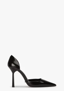 Gala Black Hi Shine Heels