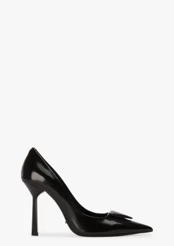 Gema Black Hi Shine Heels