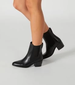 Glima Black Nappa Ankle Boots -Tony Bianco Sales glima black nappa ankle boots 1288 2