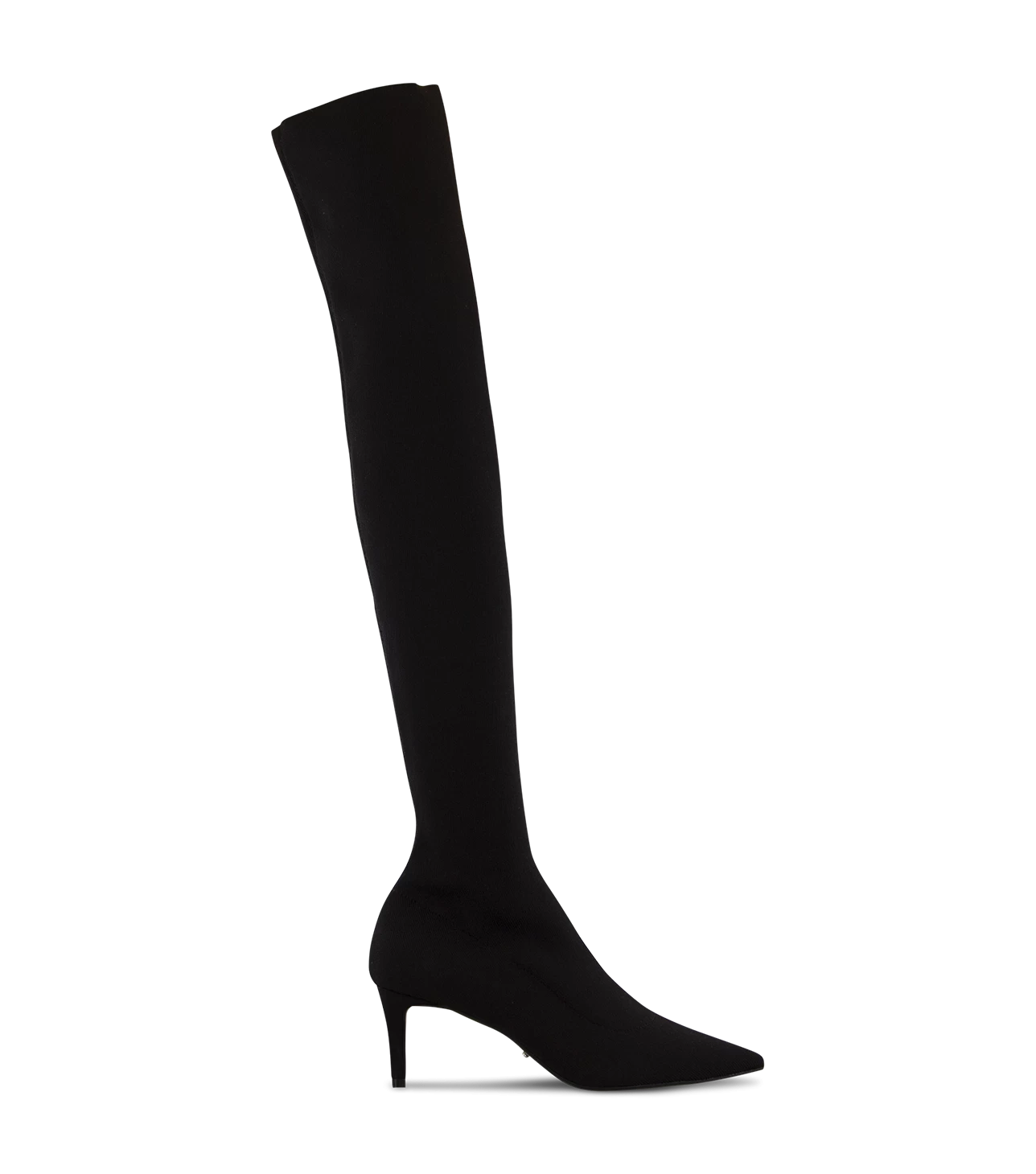 Gracie Black Sock Knit Long Boots 6 Gracie Black Sock Knit Long Boots - Image 4