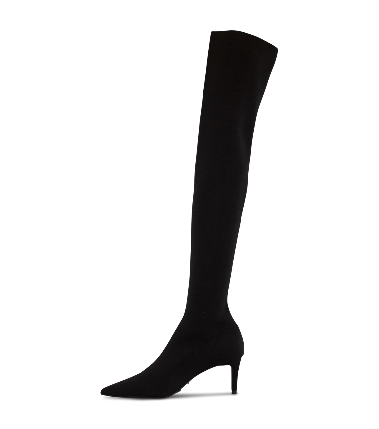 Gracie Black Sock Knit Long Boots 9 Gracie Black Sock Knit Long Boots - Image 7