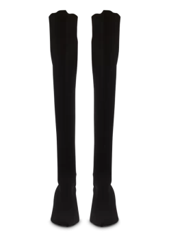 Gracie Black Sock Knit Long Boots 12 Gracie Black Sock Knit Long Boots -Tony Bianco Sales gracie black sock knit long boots 720 2