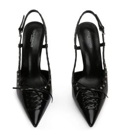 Graff Black Hi Shine Heels -Tony Bianco Sales graff black hi shine heels 1288 2