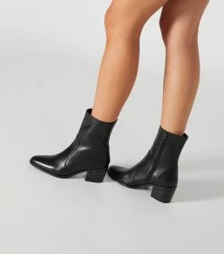 Gram Black Nappa Ankle Boots -Tony Bianco Sales gram black nappa ankle boots 1288 2
