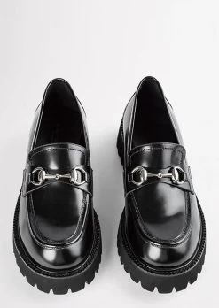 Greer Black Hi Shine Casual Shoes -Tony Bianco Sales greer black hi shine casual shoes 720 2