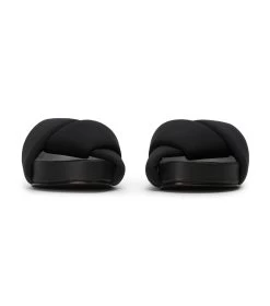 Groove Black Lycra Sandals 12 Groove Black Lycra Sandals -Tony Bianco Sales groove black lycra sandals 1288 3