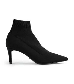 Gwen Black Sock Knit Ankle Boots -Tony Bianco Sales gwen black sock knit ankle boots 1288 1