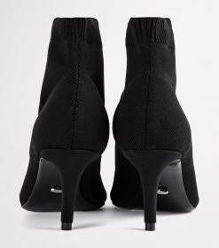 Gwen Black Sock Knit Ankle Boots -Tony Bianco Sales gwen black sock knit ankle boots 1288 5