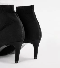 Gwen Black Sock Knit Ankle Boots -Tony Bianco Sales gwen black sock knit ankle boots 1288 6