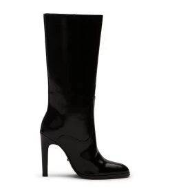 Hadley Black Hi Shine Calf Boots -Tony Bianco Sales hadley black hi shine calf boots 1288 1