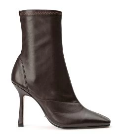 Halsey Chocolate Nappa Ankle Boots -Tony Bianco Sales halsey chocolate nappa ankle boots 1288 1