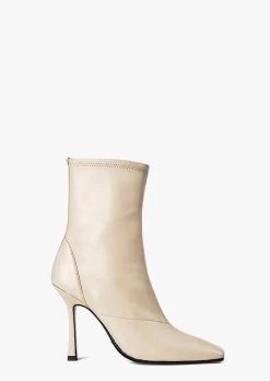 Halsey Vanilla Nappa Ankle Boots