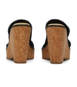 Harlow Black Crochet Wedges -Tony Bianco Sales harlow black crochet sandals 1288 4