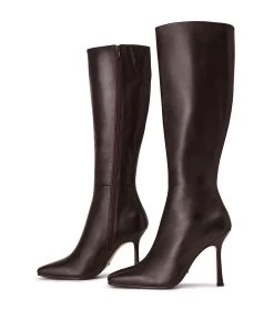 Havana Chocolate Nappa Calf Boots -Tony Bianco Sales havana chocolate nappa calf boots 1288 3