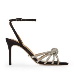 Helena Black Satin Heels 13 Helena Black Satin Heels -Tony Bianco Sales helena black satin heels 1288 1