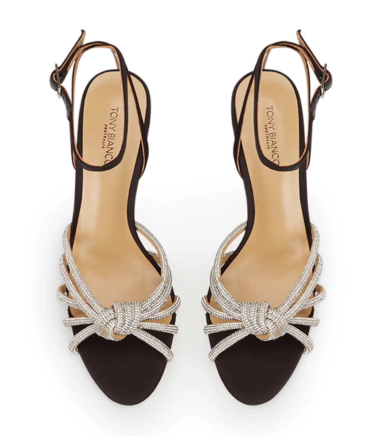 Helena Black Satin Heels 8 Helena Black Satin Heels - Image 6