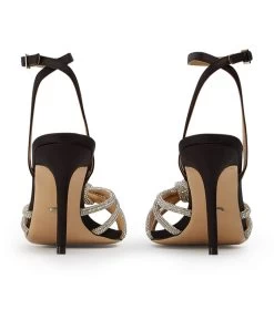 Helena Black Satin Heels 17 Helena Black Satin Heels -Tony Bianco Sales helena black satin heels 1288 4