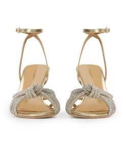 Helena Gold Nappa Metallic Heels -Tony Bianco Sales helena gold nappa metallic heels 1288 3