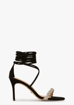 Henley Black Suede Heels