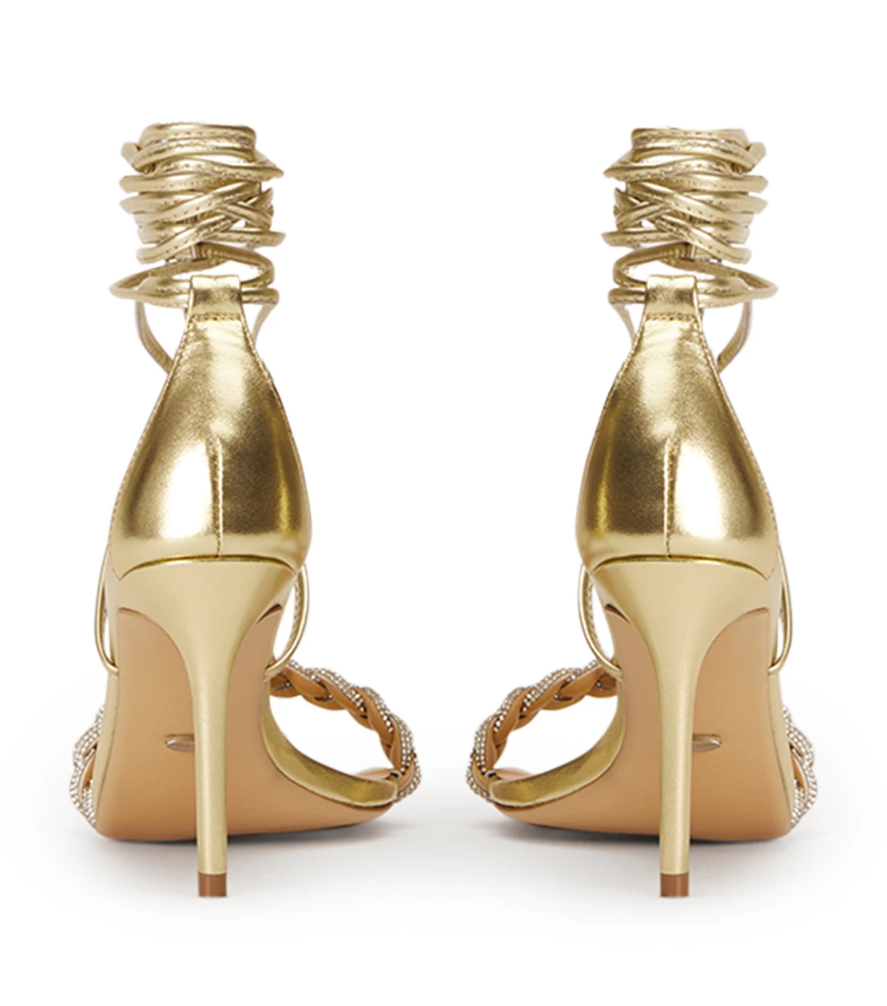 Henley Gold Nappa Metallic Heels 10 Henley Gold Nappa Metallic Heels - Image 8