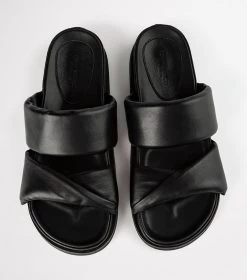 Henry Black Nappa Sandals 13 Henry Black Nappa Sandals -Tony Bianco Sales henry black nappa sandals 1288 2