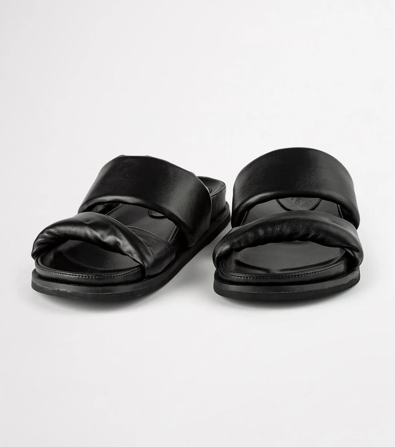 Henry Black Nappa Sandals 7 Henry Black Nappa Sandals - Image 5