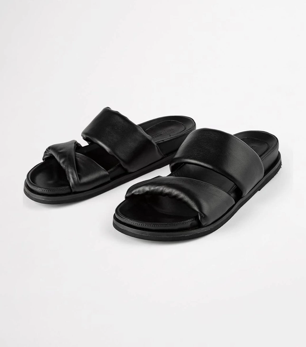 Henry Black Nappa Sandals 8 Henry Black Nappa Sandals - Image 6
