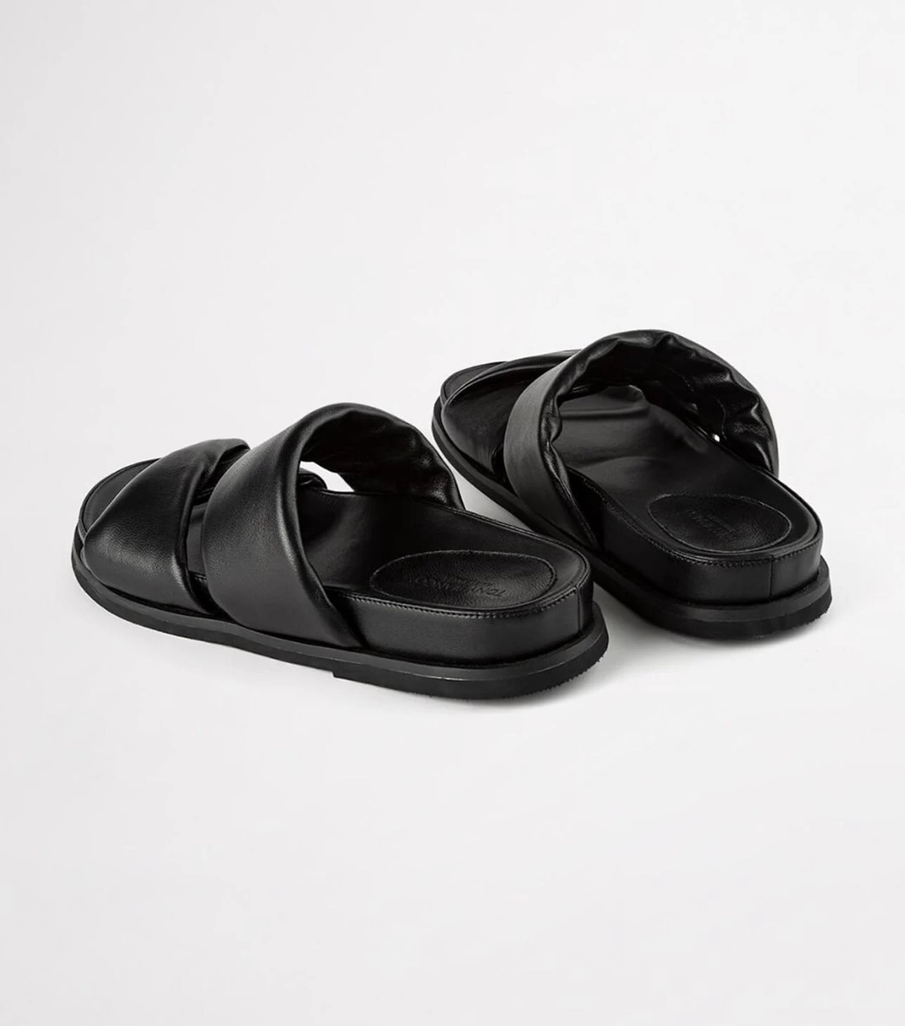Henry Black Nappa Sandals 10 Henry Black Nappa Sandals - Image 8