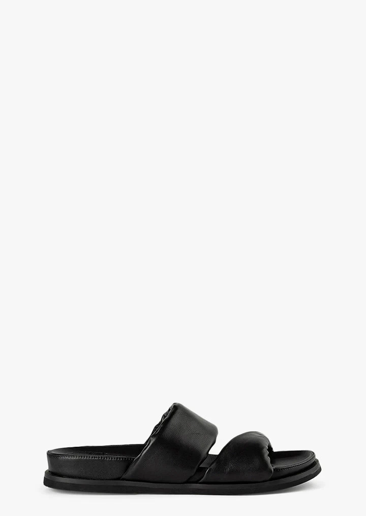 Henry Black Nappa Sandals 3 Henry Black Nappa Sandals