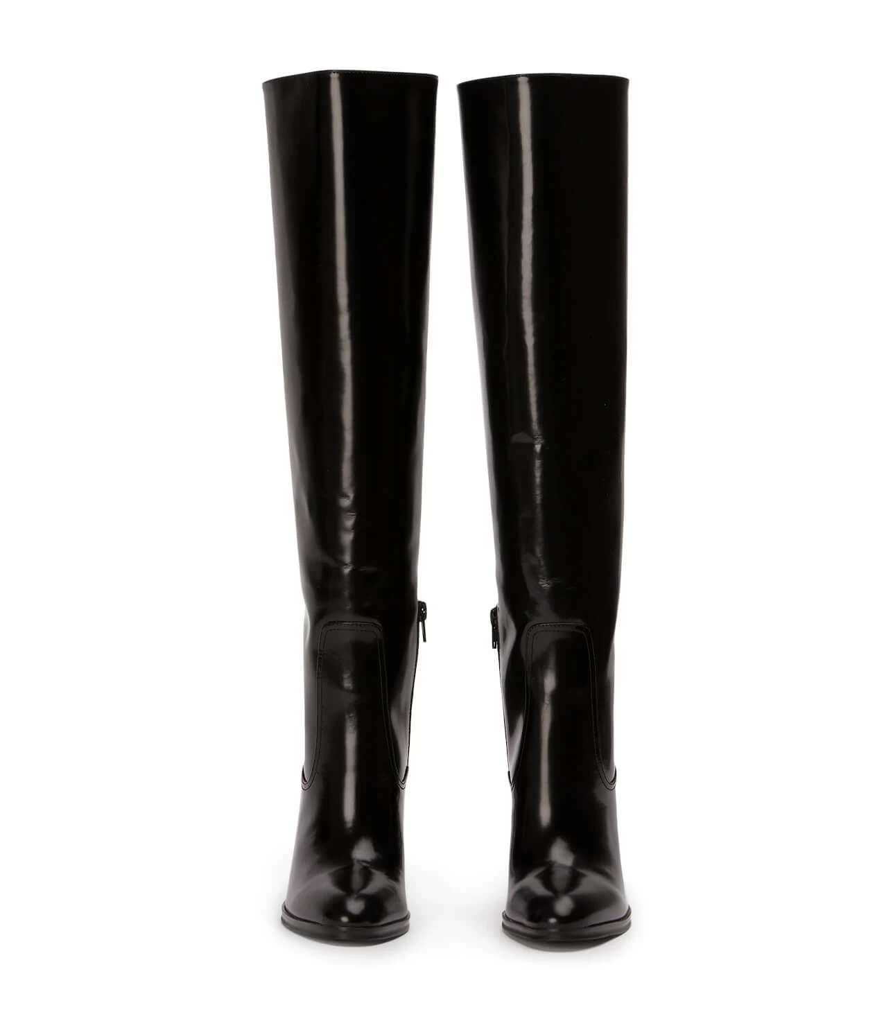 Hot Black Hi Shine Calf Boots 9 Hot Black Hi Shine Calf Boots - Image 7