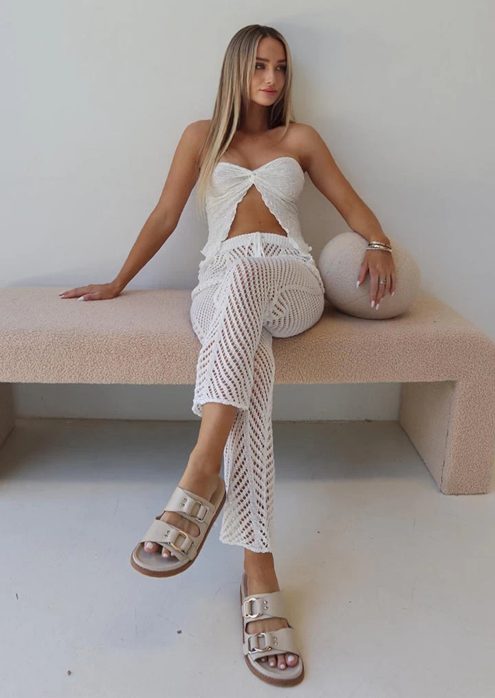 Hunter Vanilla Capretto Sandals 6 Hunter Vanilla Capretto Sandals - Image 4