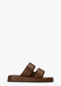 Indiana Mocha Nappa Sandals