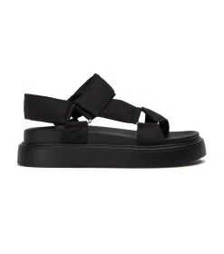 Jacamo Black Nylon Sandals -Tony Bianco Sales jacamo black nylon sandals 1288 1