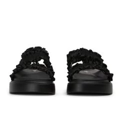 Jerry Black Ruffle Sandals -Tony Bianco Sales jerry black ruffle sandals 1288 3
