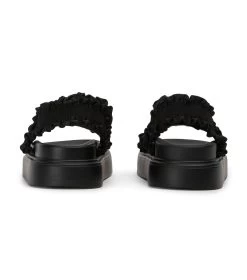 Jerry Black Ruffle Sandals -Tony Bianco Sales jerry black ruffle sandals 1288 4