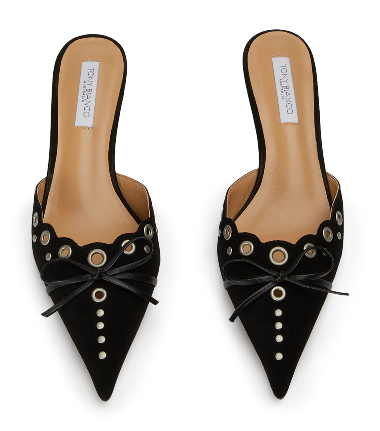 Kae Black Suede Heels 6 Kae Black Suede Heels - Image 4